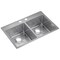 Elkay Elkay Crosstown 33"x22"x9", Equal 2-Bowl Dual Mount Sink Kit SS ECTSR33229TBG2 - alternate 7